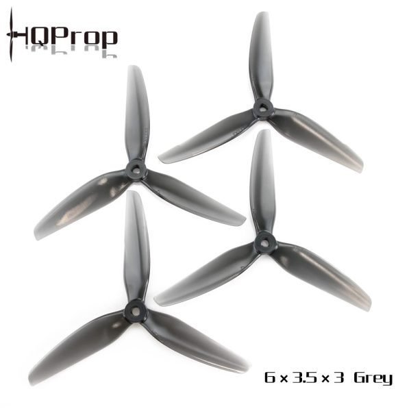 HQProp 6X3.5X3 Light Grey (2CW+2CCW)-Poly Carbonate-POPO - GEPRC